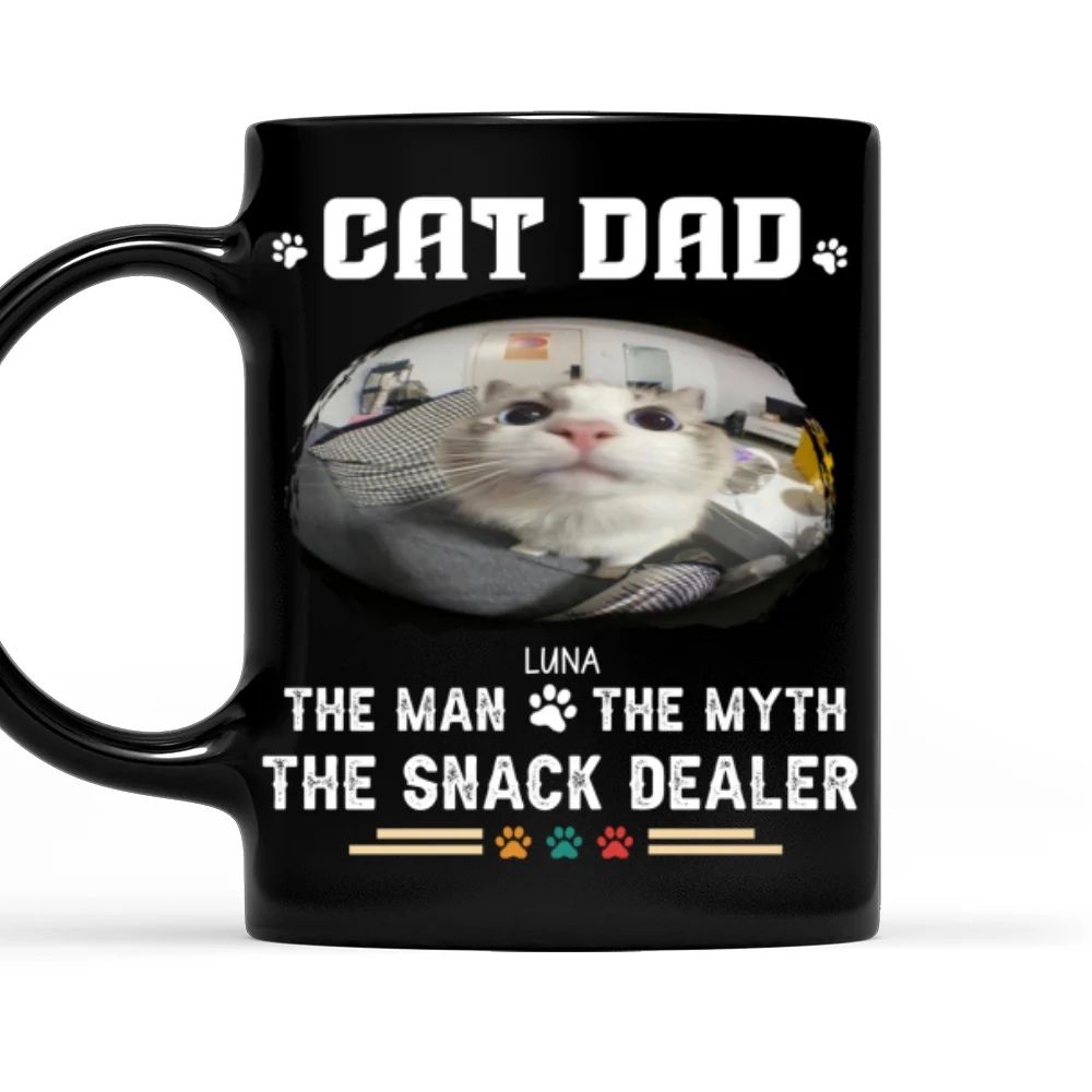 Man Myth Dealer Photo - Personalized Custom Coffee Mug - Image 3