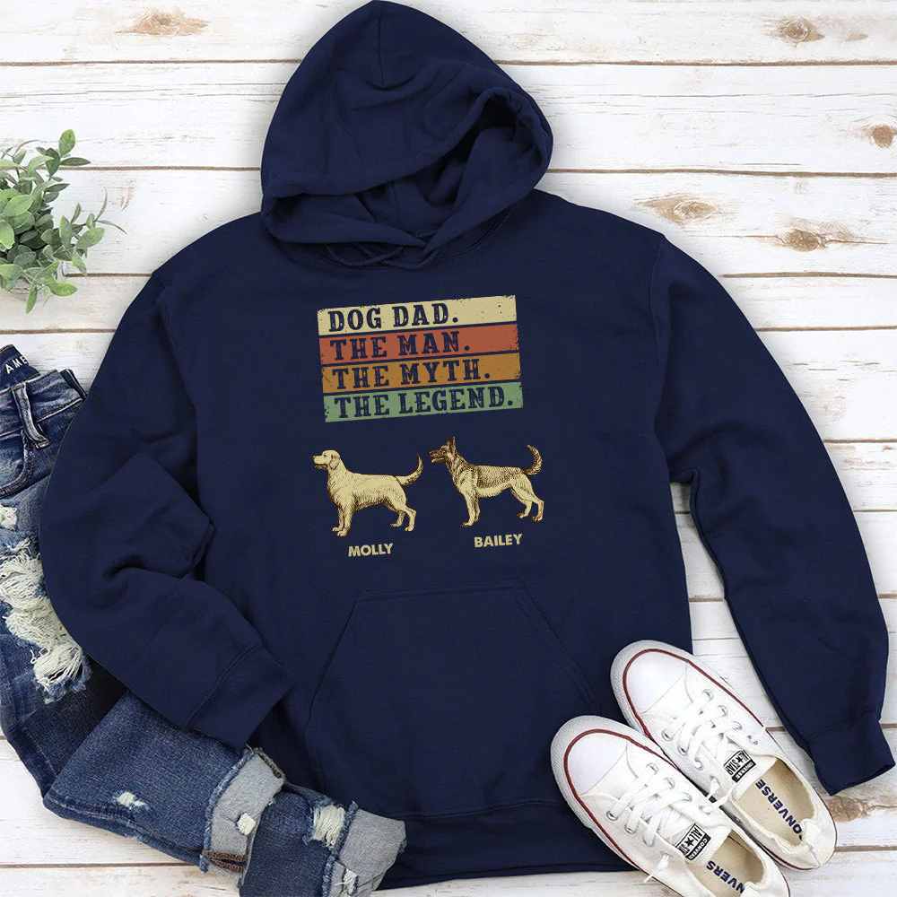 Man Myth Legend - Personalized Custom Hoodie - Image 2