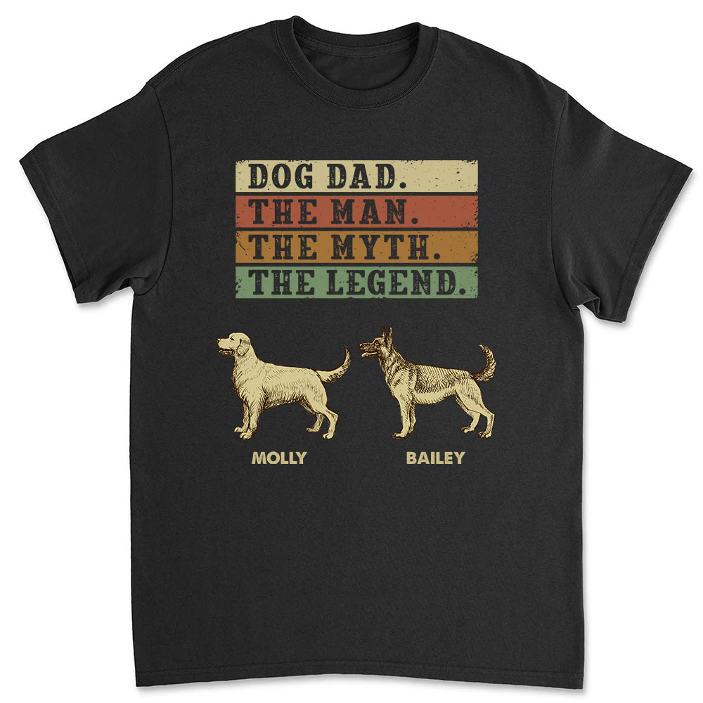 Man Myth Legend - Personalized Custom Unisex T-shirt