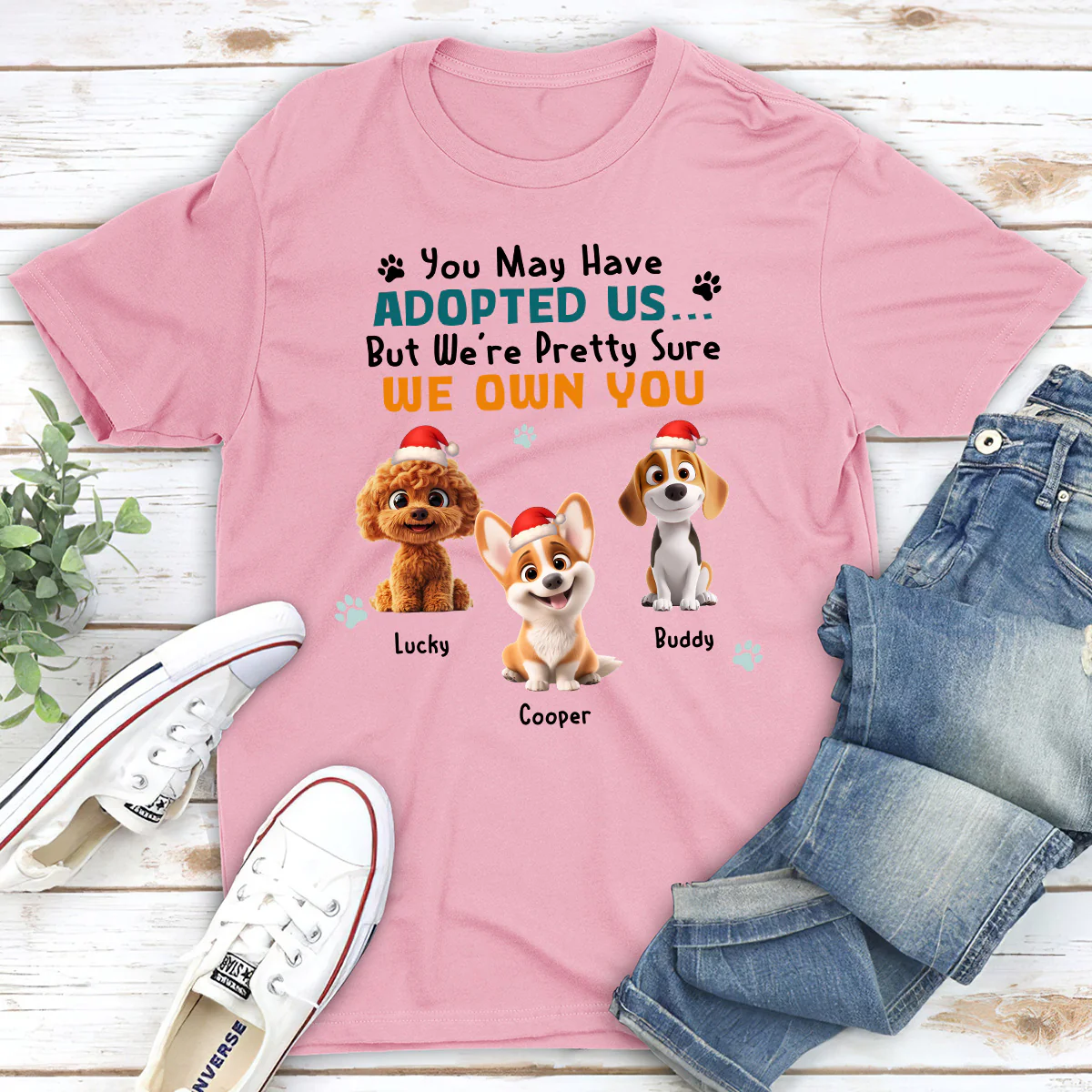 May Have Adopted Me Ver 2 - Personalized Custom Unisex T-shirt - Image 3