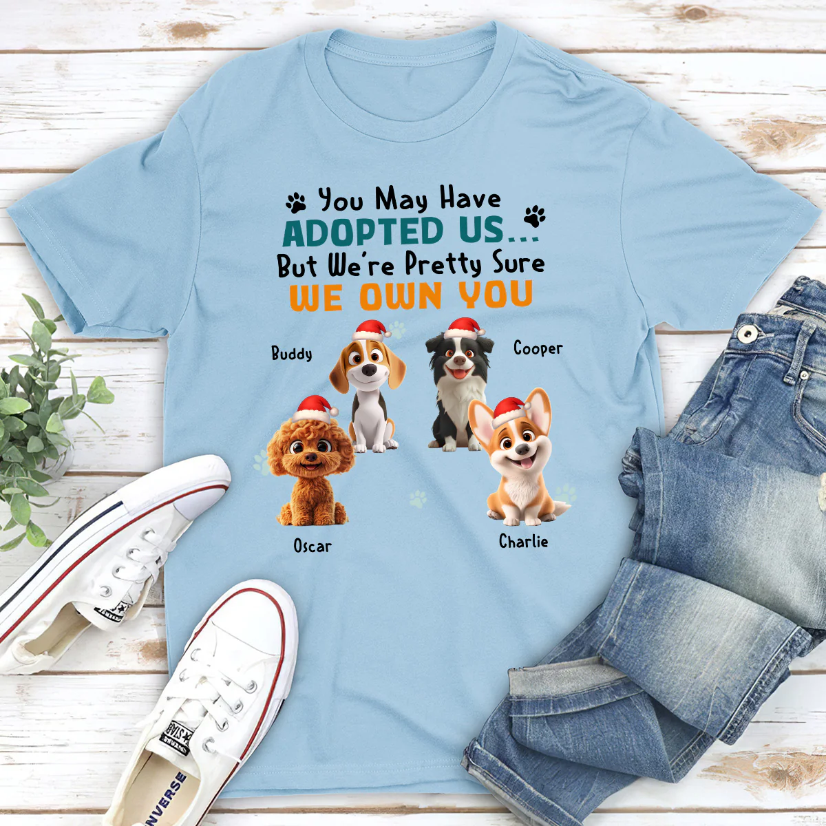 May Have Adopted Me Ver 2 - Personalized Custom Unisex T-shirt - Image 4