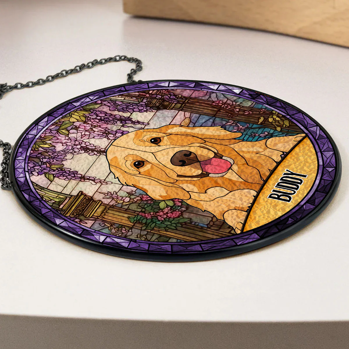 Maybe In Another Life - Personalized Custom Window Hanging Suncatcher - Image 3