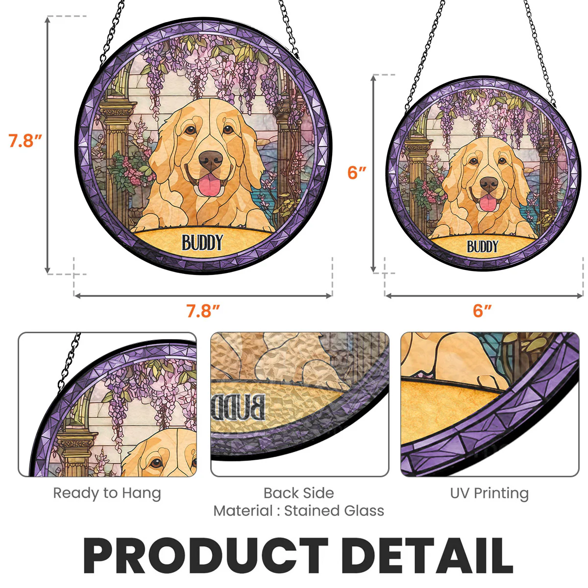 Maybe In Another Life - Personalized Custom Window Hanging Suncatcher - Image 5