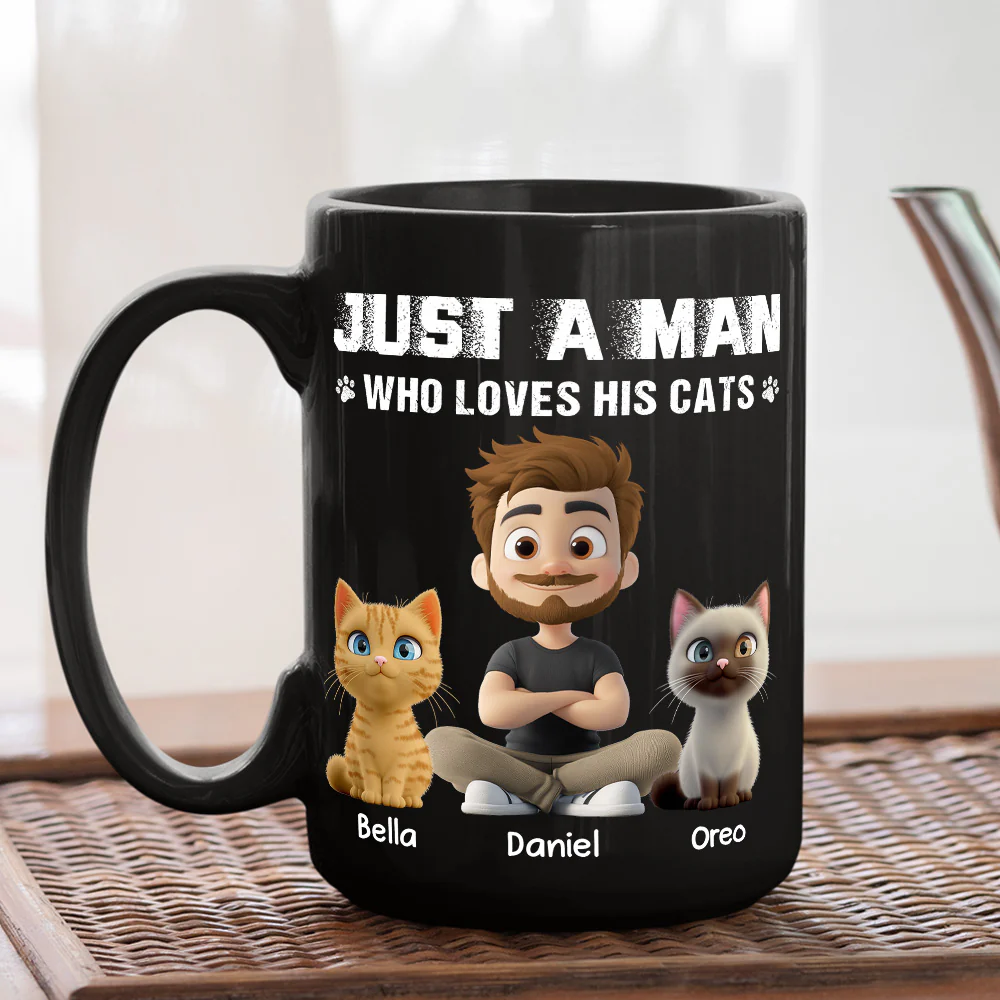 Me And My Cat Together - Personalized Custom Coffee Mug - Image 6