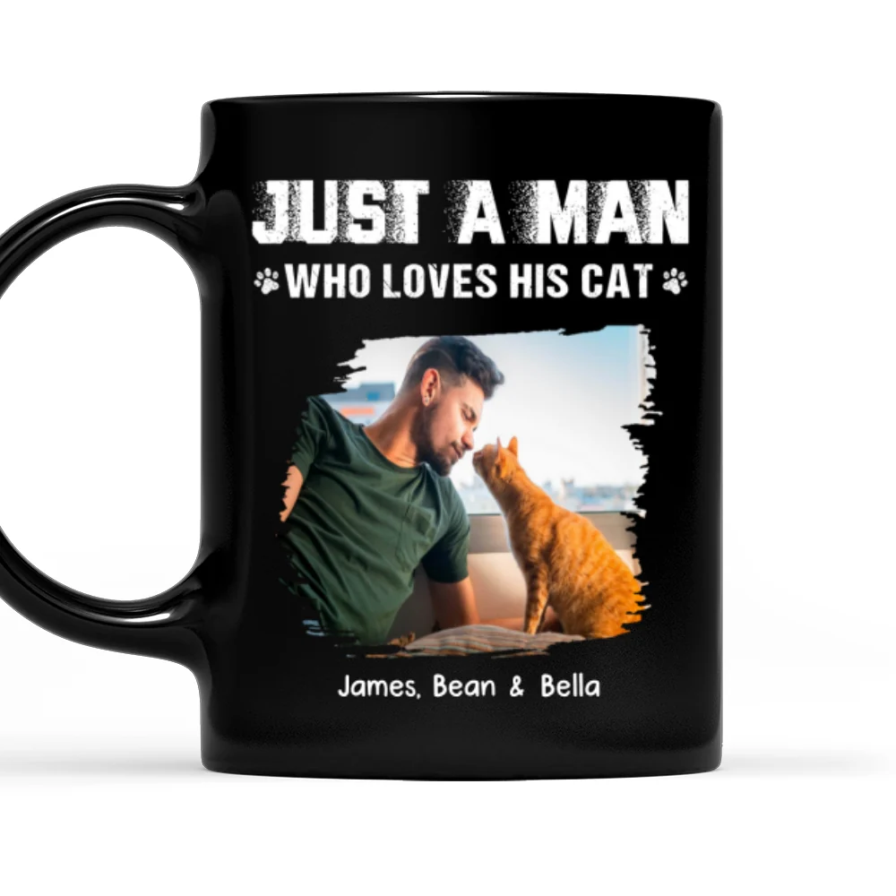 Me And My Cat Together Photo - Personalized Custom Coffee Mug - Image 6