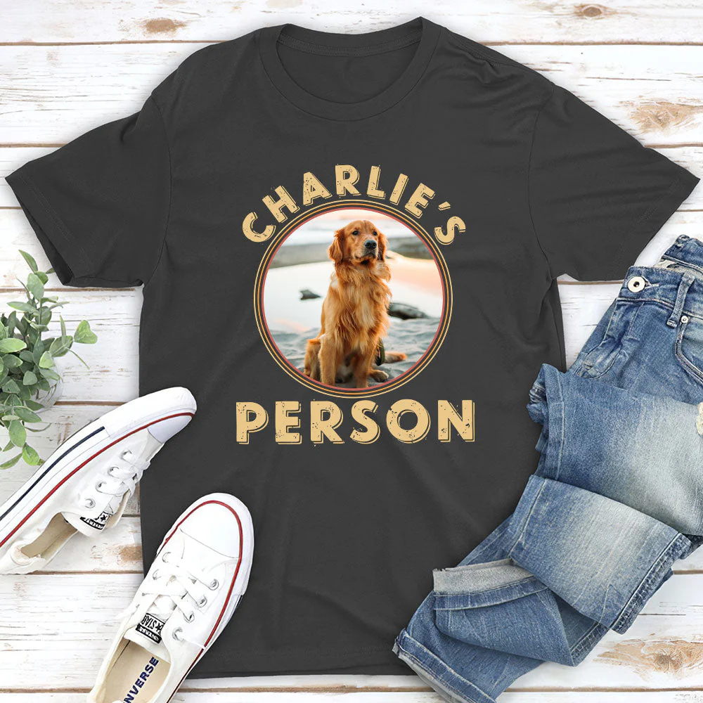 Me And My Person - Personalized Custom Unisex T-shirt - Image 4