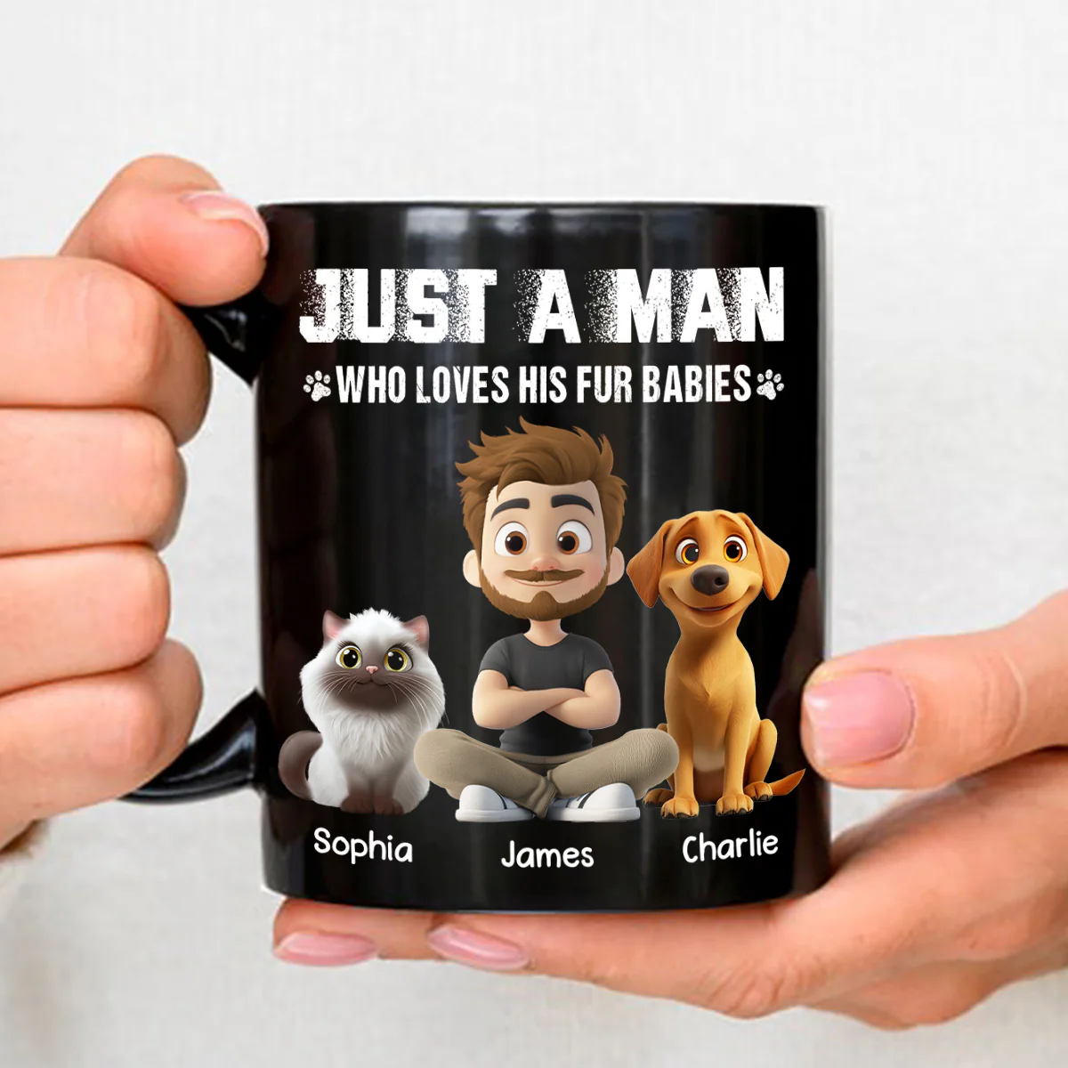 Me And My Pet Together - Personalized Custom Coffee Mug - Image 3
