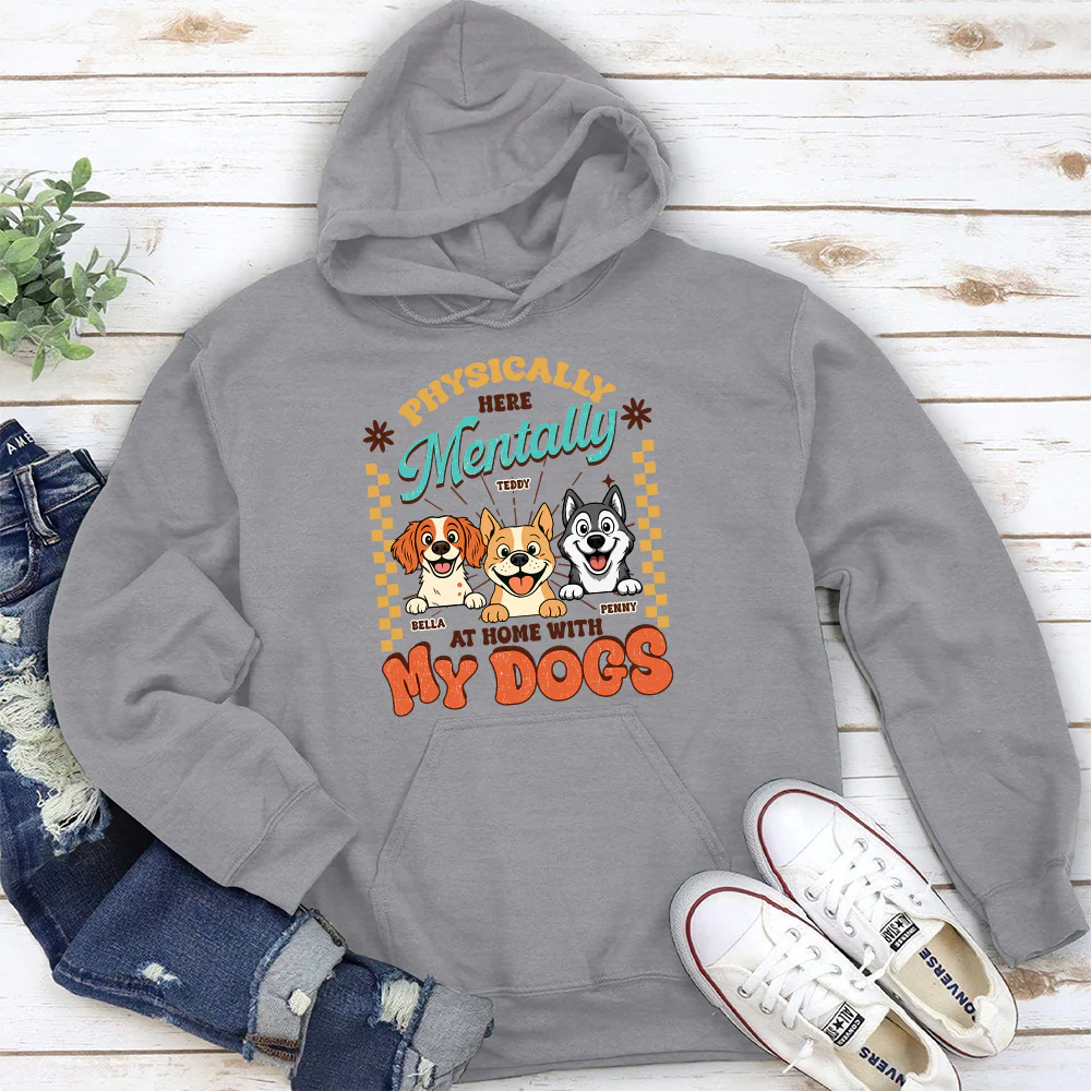 Mentally At Home - Personalized Custom Hoodie - Image 4