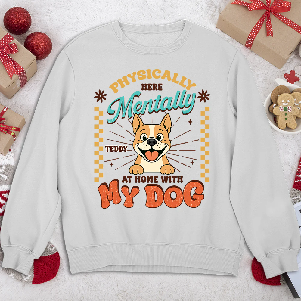 Mentally At Home - Personalized Custom Sweatshirt - Image 2