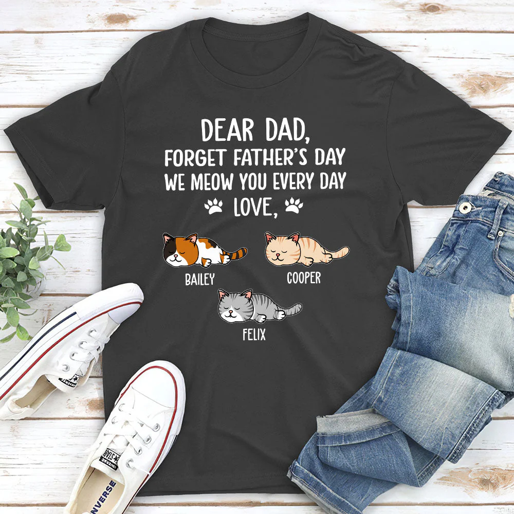 Meow You Every Day - Personalized Custom Unisex T-shirt - Image 2