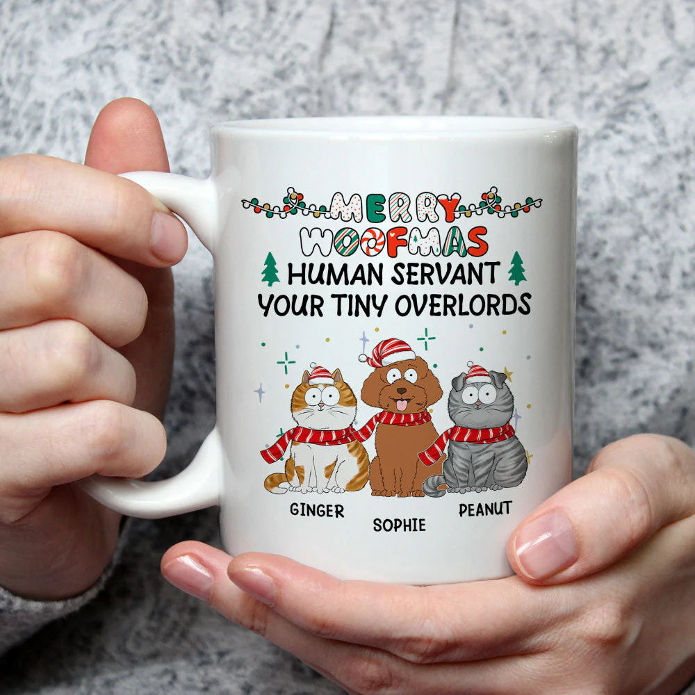 Meowy Christmas - Personalized Custom Coffee Mug - Image 3