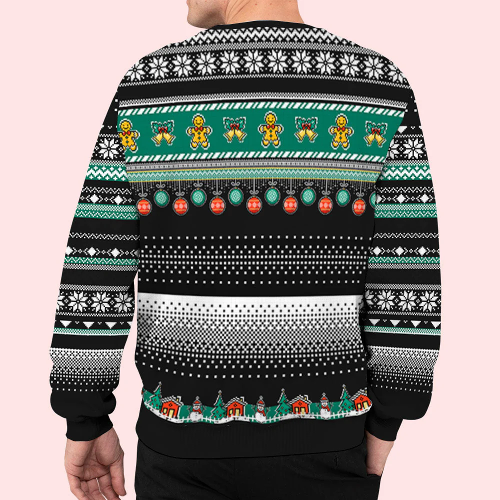 Merry Woofmas - Personalized Custom All-Over-Print Sweatshirt - Image 4