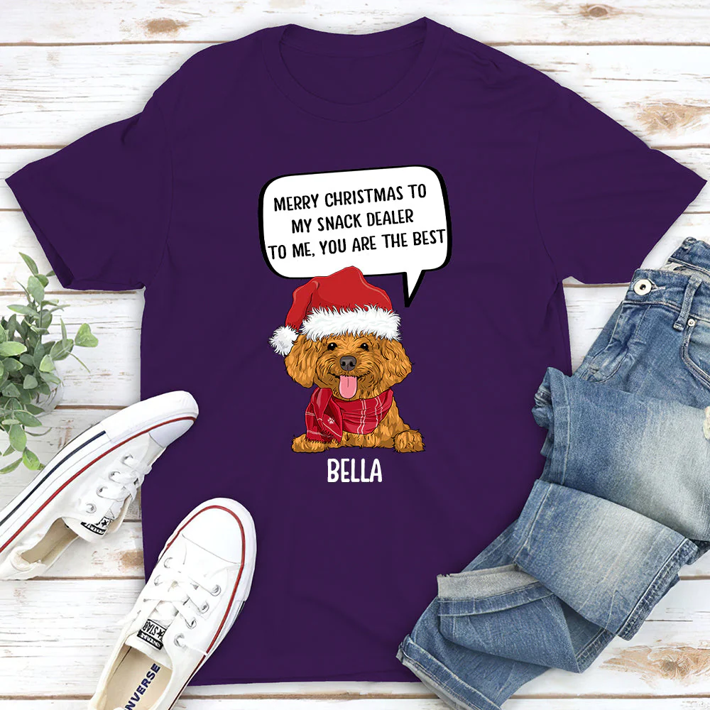 Message From Dog - Personalized Custom Unisex T-shirt - Image 3
