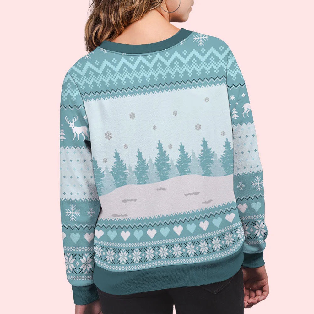Message From Heaven - Personalized Custom All-Over-Print Sweatshirt - Image 5
