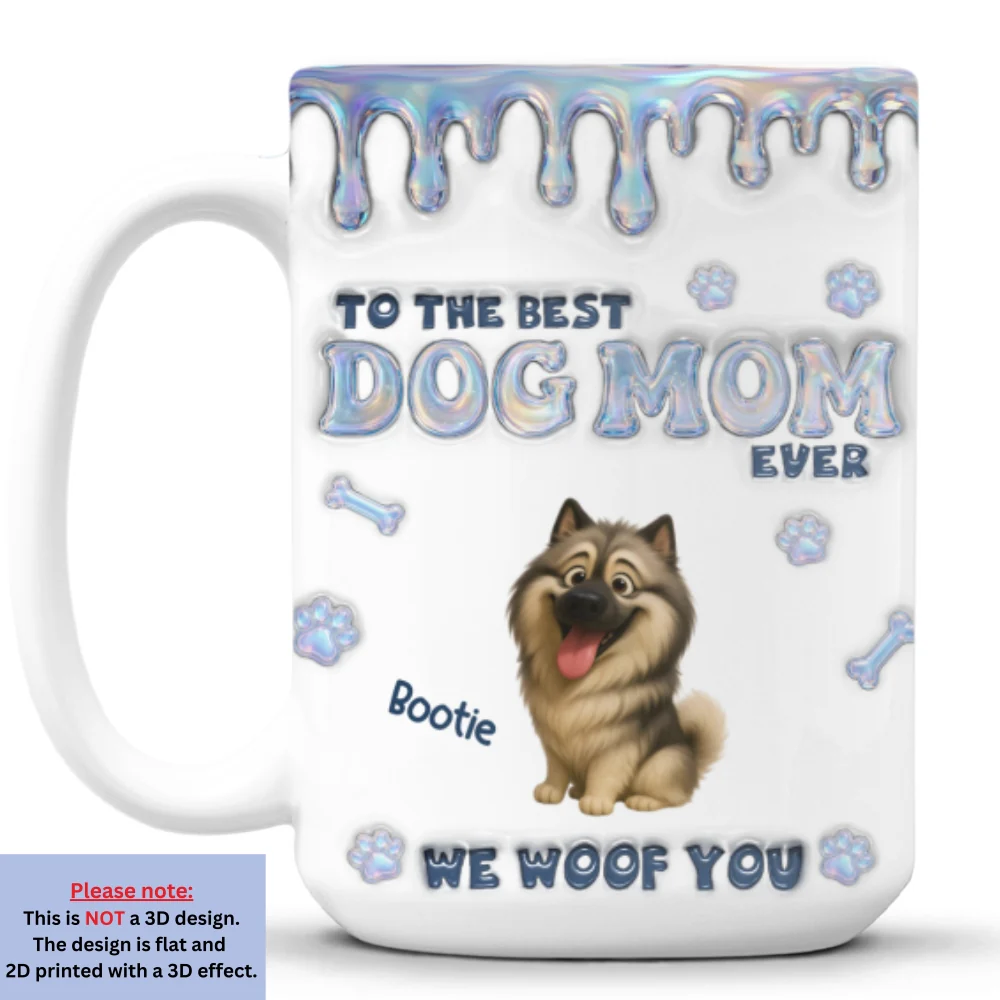 Mom Of The Dog - Personalized Custom 3D Inflated Effect Mug - Image 9