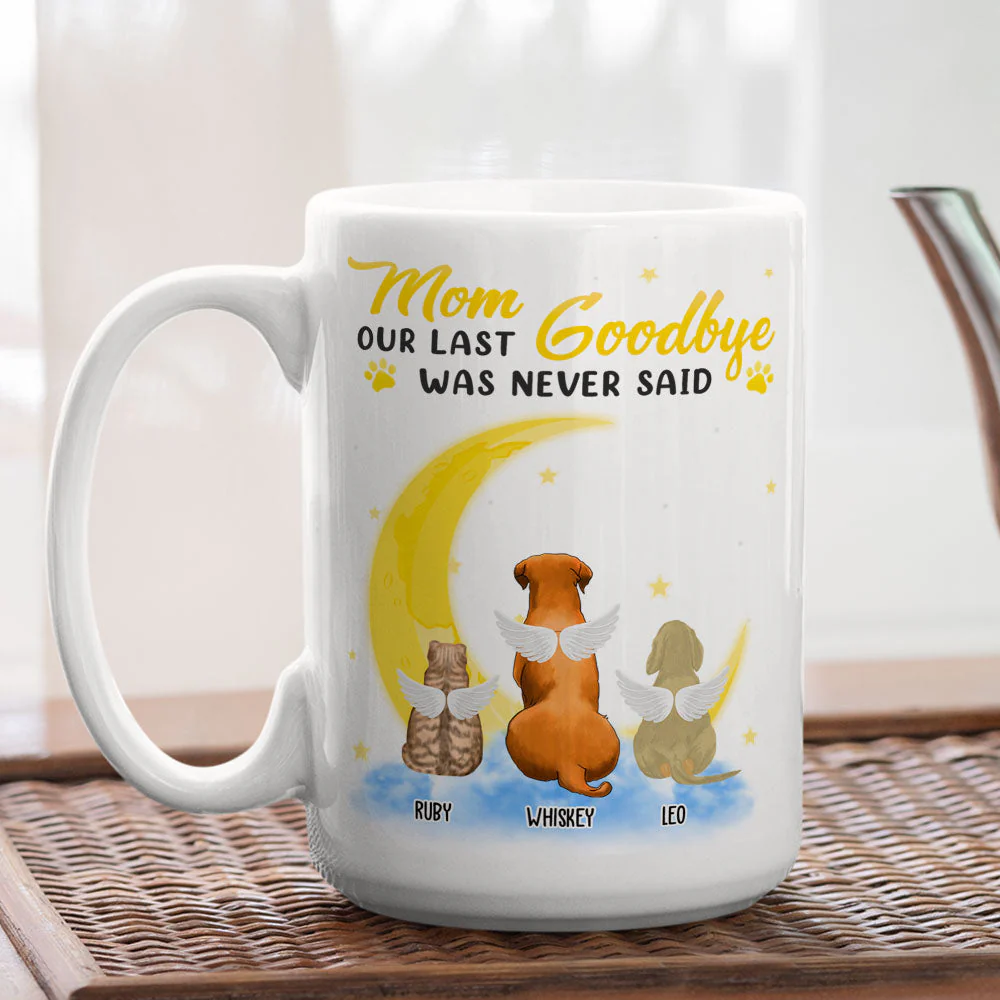 Mom Our Last Goodbye - Personalized Custom Coffee Mug - Image 6