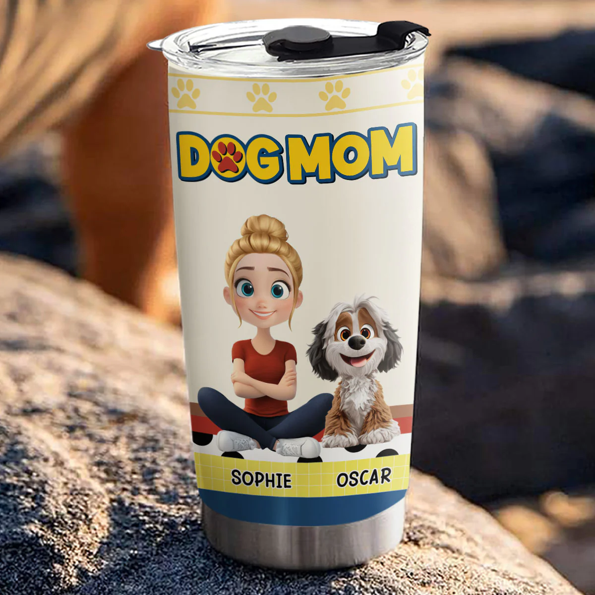 Mom Story - Personalized Custom Tumbler - Image 2