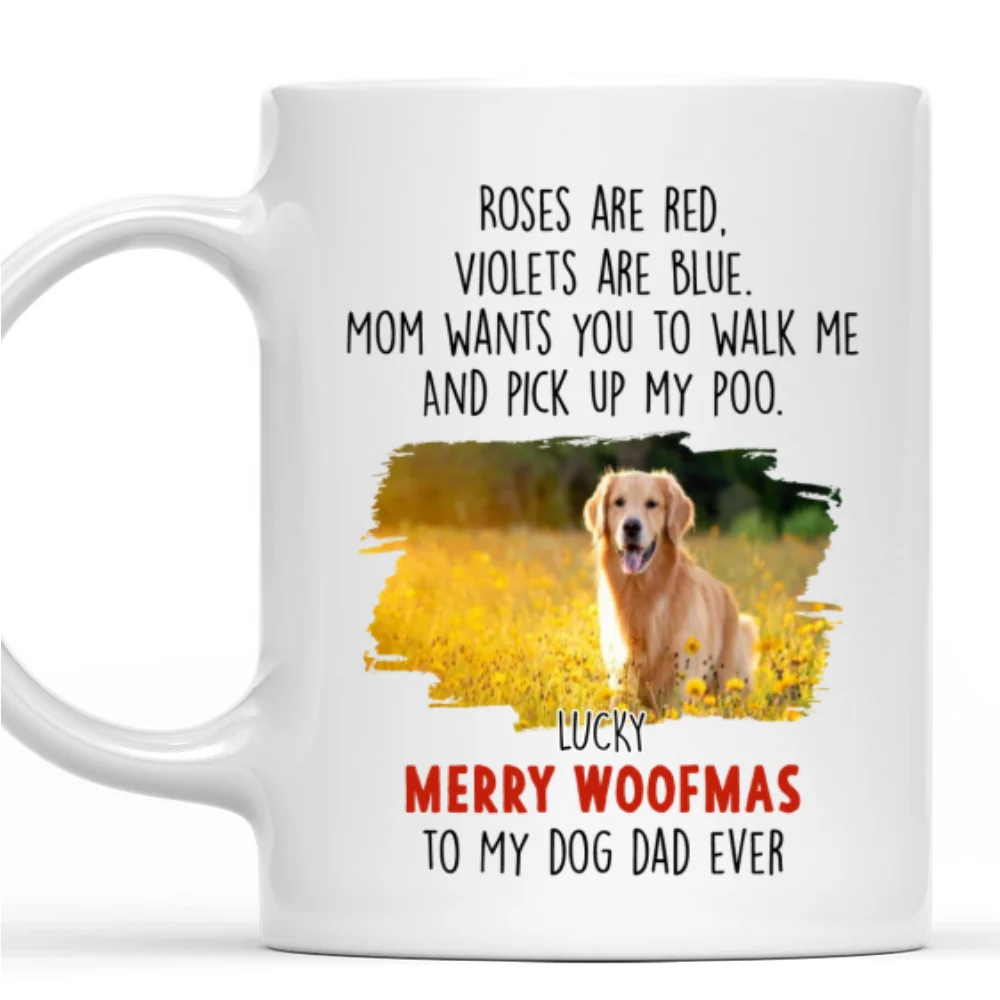 Mom Wants You To Walk Me Photo - Personalized Custom Coffee Mug - Image 7