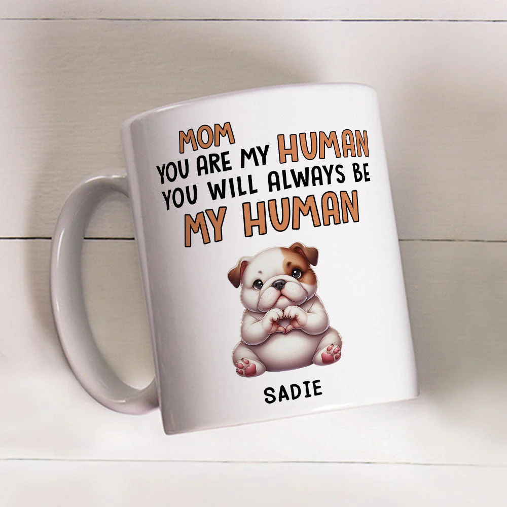 Mom You Are Our Human - Personalized Custom Coffee Mug - Image 2