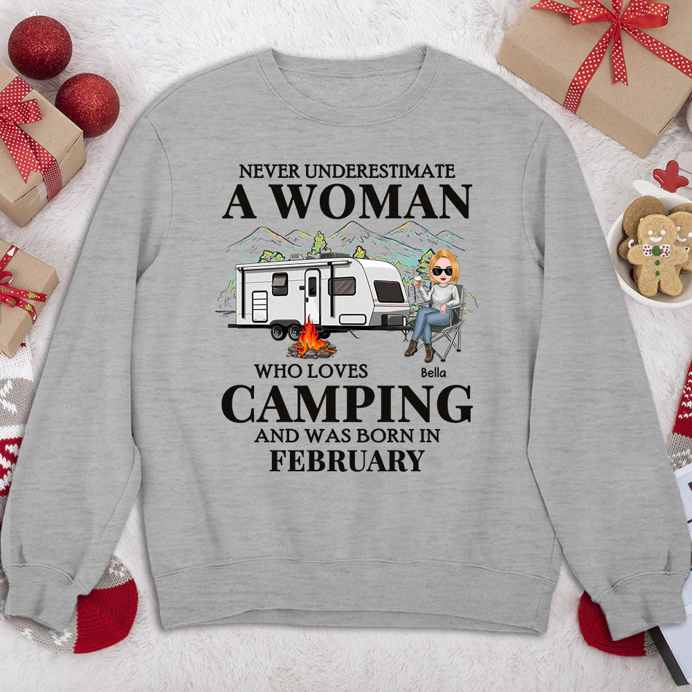 Monthly Camping - Personalized Custom Sweatshirt - Image 2