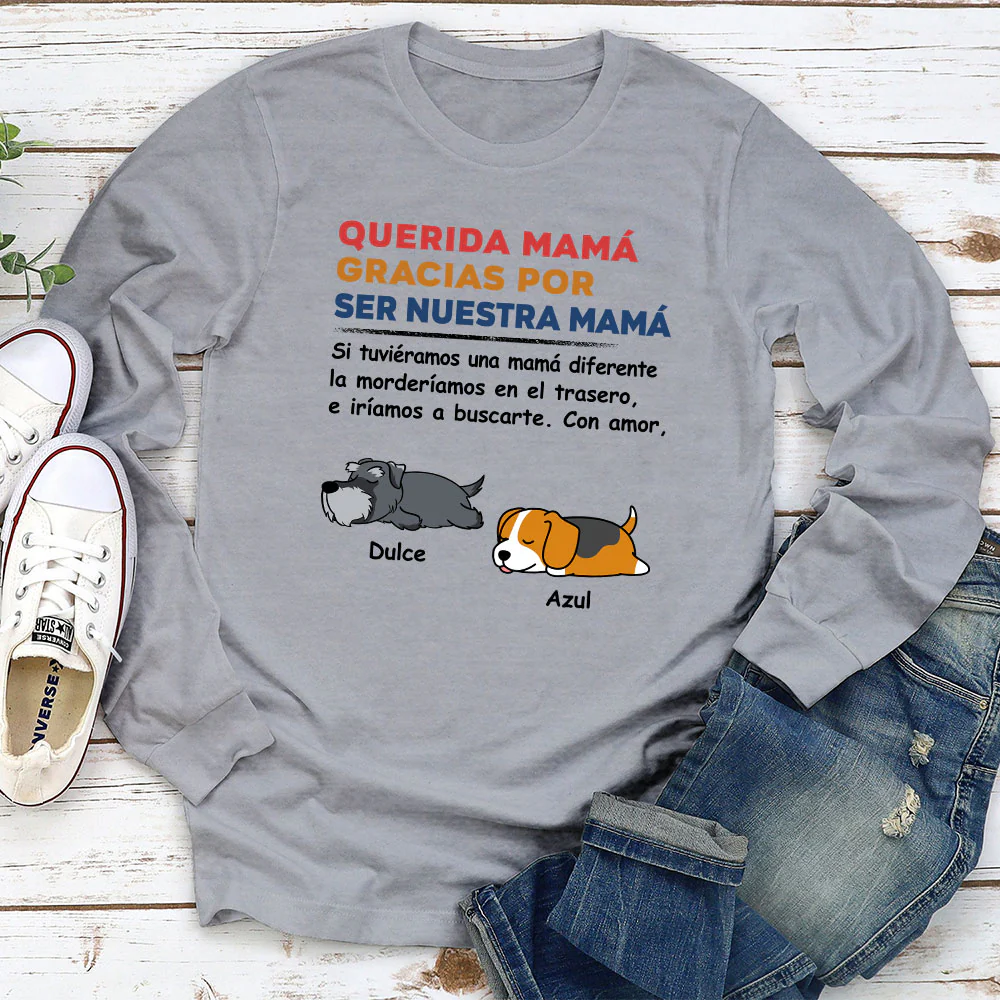 Morder El Trasero - Personalized Custom Long Sleeve T-Shirt - Image 3