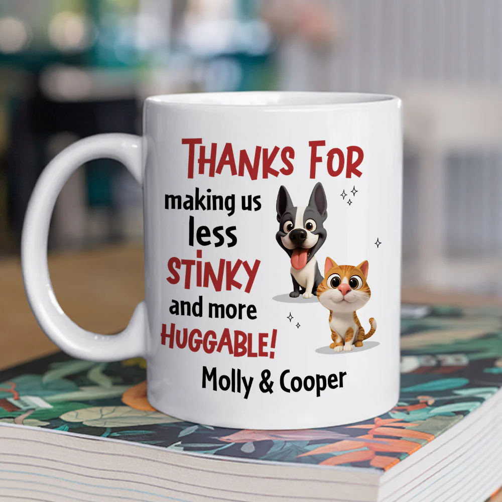 More And More Huggable Fur Ver - Personalized Custom Coffee Mug - Image 2