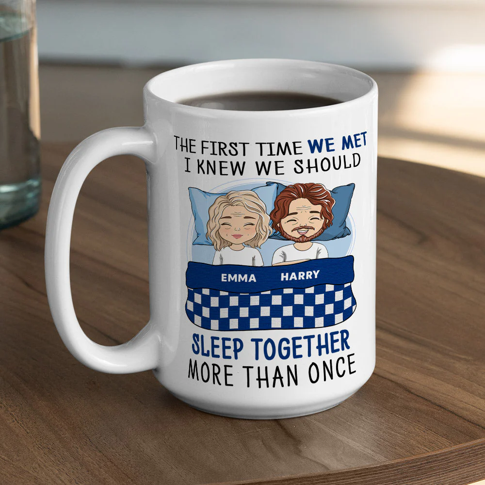 More Than Once - Personalized Custom Coffee Mug - Image 5