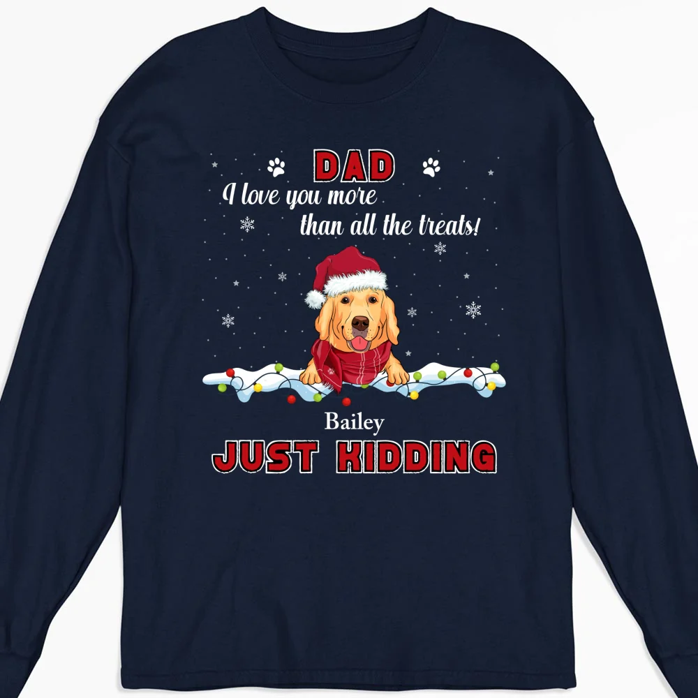 More Than Treats - Personalized Custom Long Sleeve T-shirt - Image 6