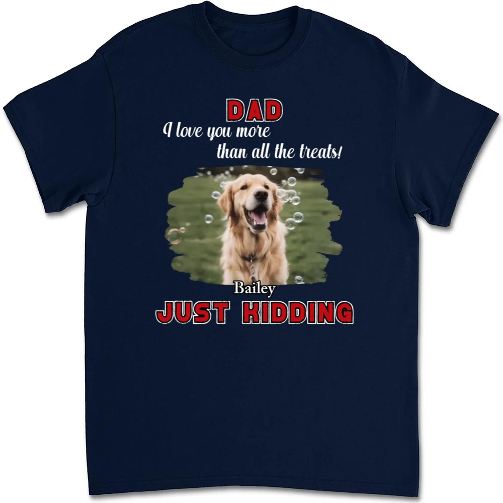 More Than Treats Photo - Personalized Custom Unisex T-shirt - Image 3