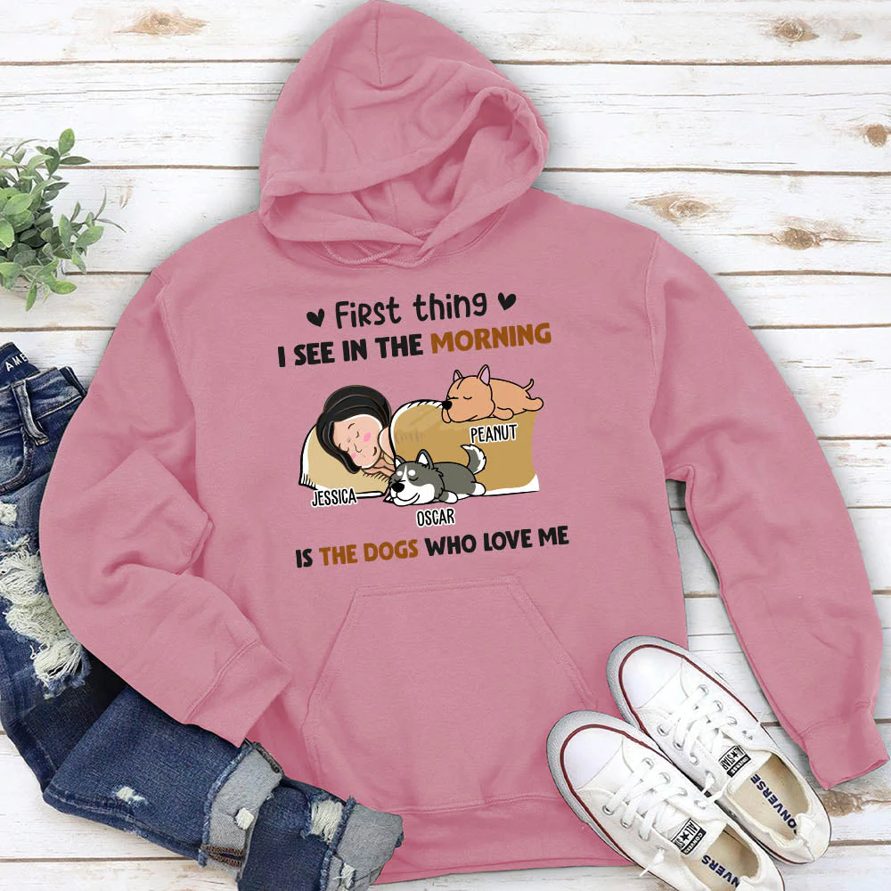 Morning First Thing – Personalized Custom Hoodie - Image 3