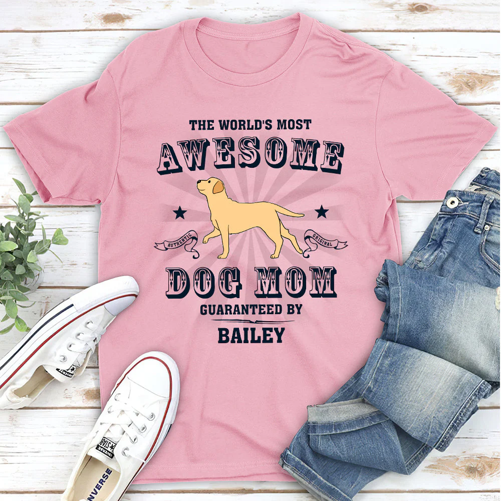 Most Awesome Dad - Personalized Custom Unisex T-shirt - Image 2