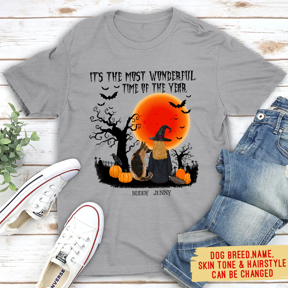 Most Wonderful Time Of The Year - Personalized Custom Unisex T-shirt - Image 3
