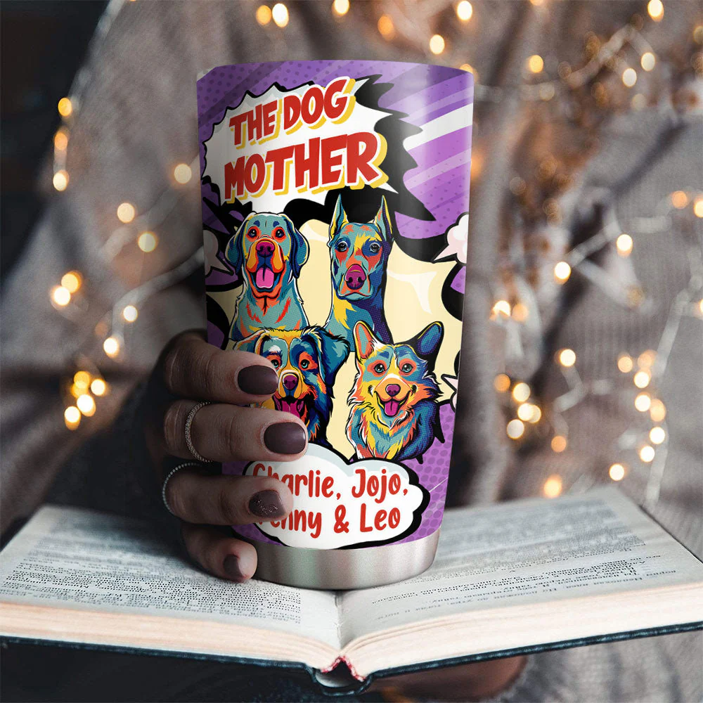 Mother Father And Dog - Personalized Custom Tumbler - Image 4