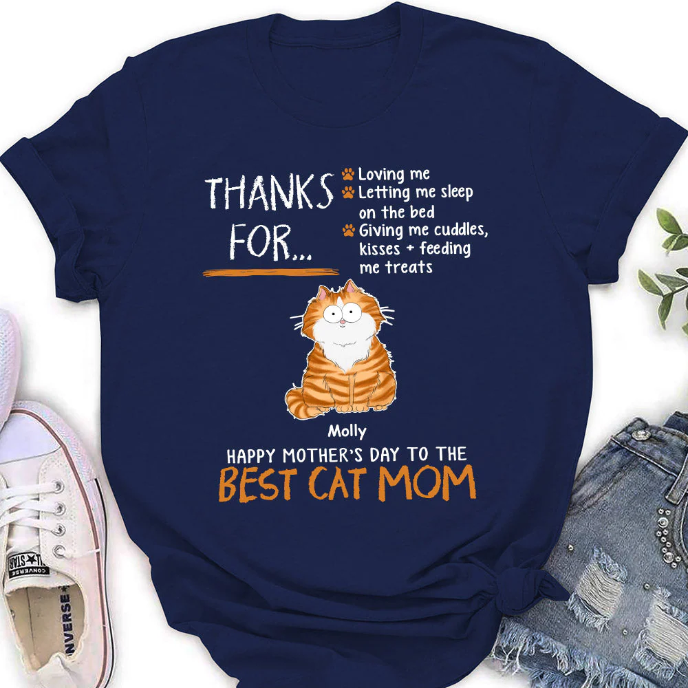 Mothers Day Pet - Personalized Custom Women's T-shirt - Image 2