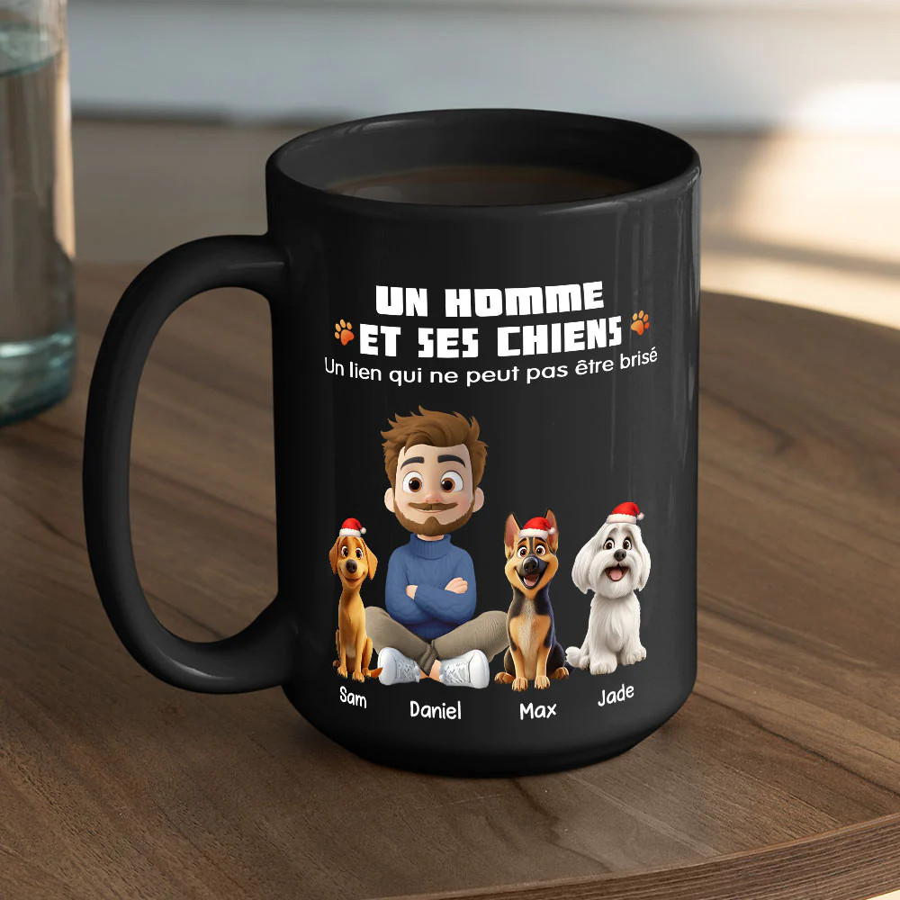 Mug personnalisé - Humain et son chien - Image 4