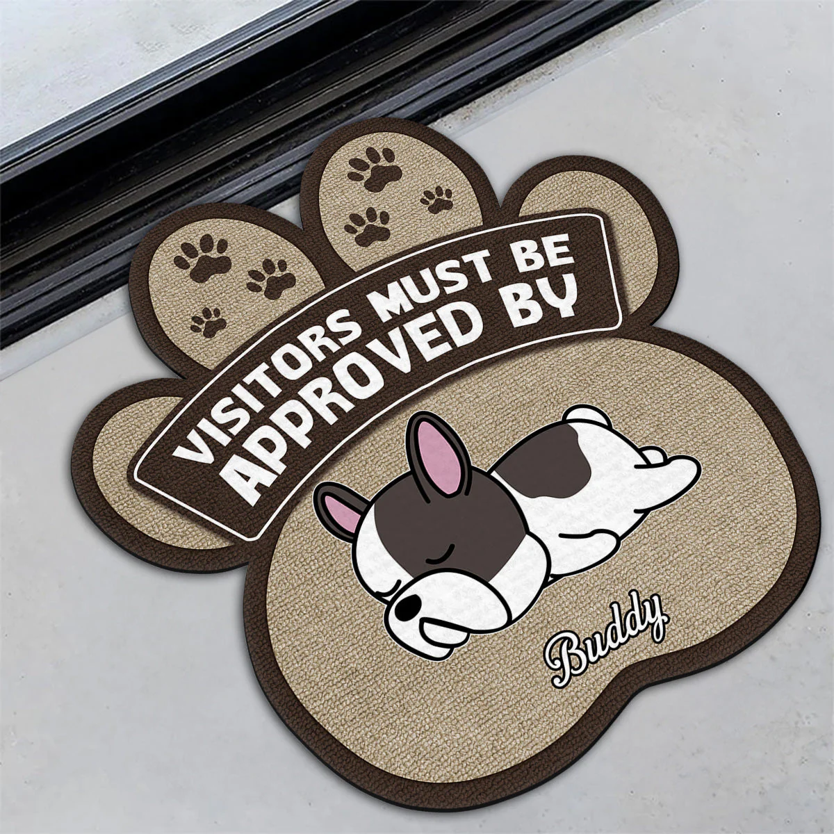 Must Be Approved - Personalized Custom Doormat - Image 2