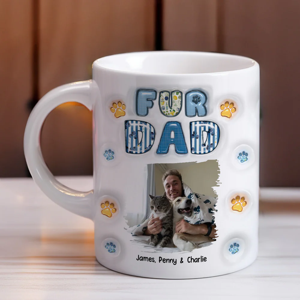 My Baby On Top Of All Photo - Personalized Custom 3D Inflated Effect Mug - Image 2