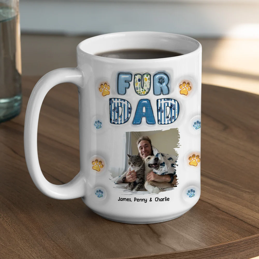 My Baby On Top Of All Photo - Personalized Custom 3D Inflated Effect Mug - Image 3