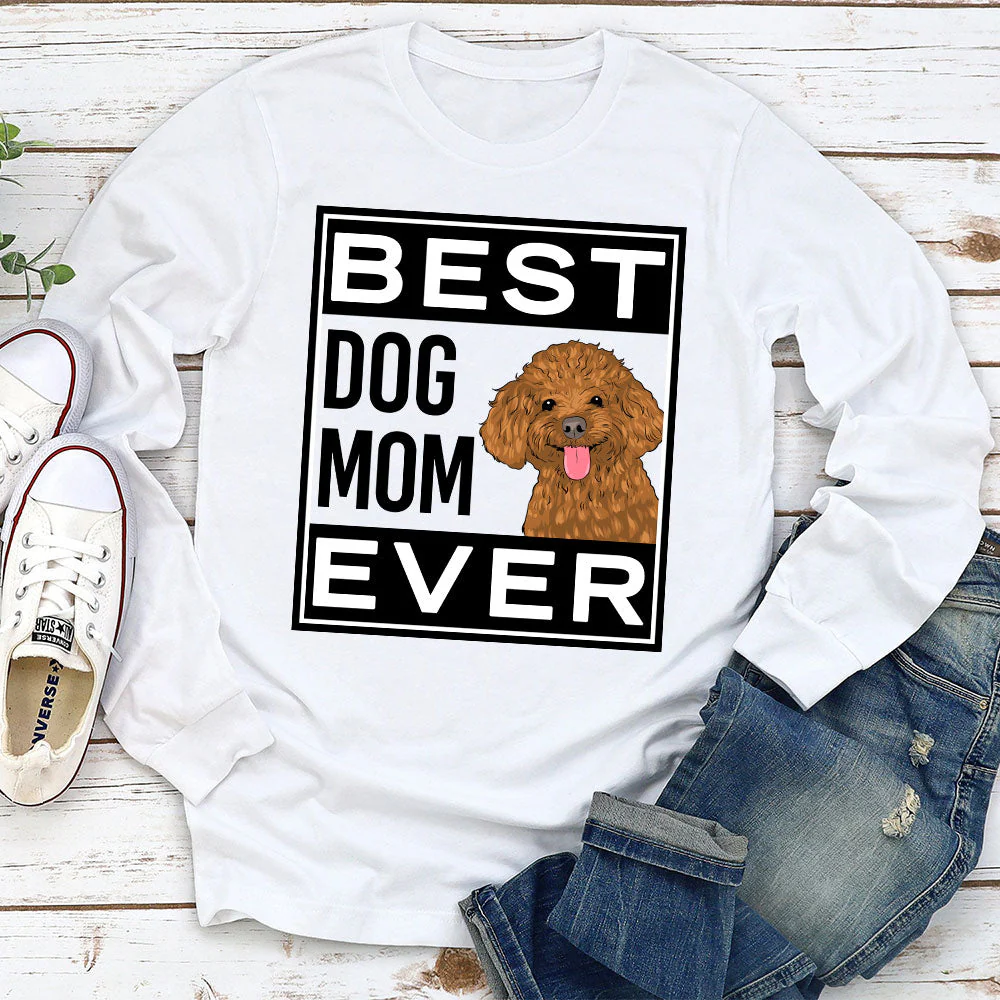 My Best Dad - Personalized Custom Long Sleeve T-shirt - Image 2