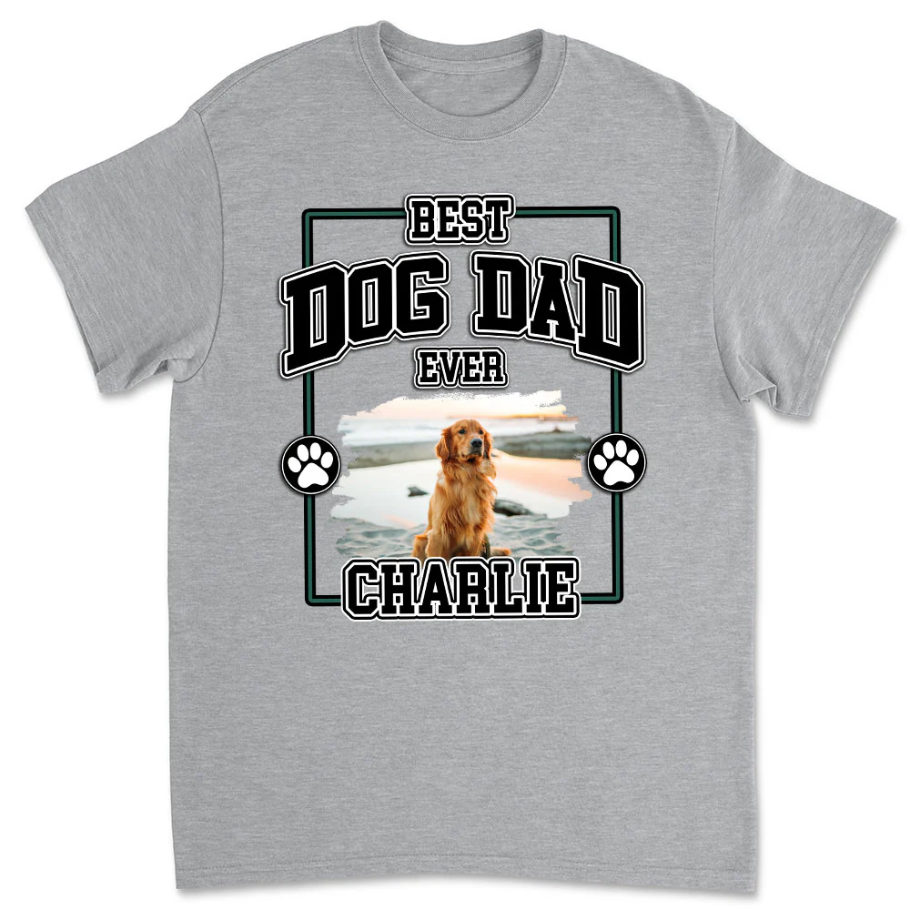 My Best Daddy Photo - Personalized Custom Unisex T-Shirt