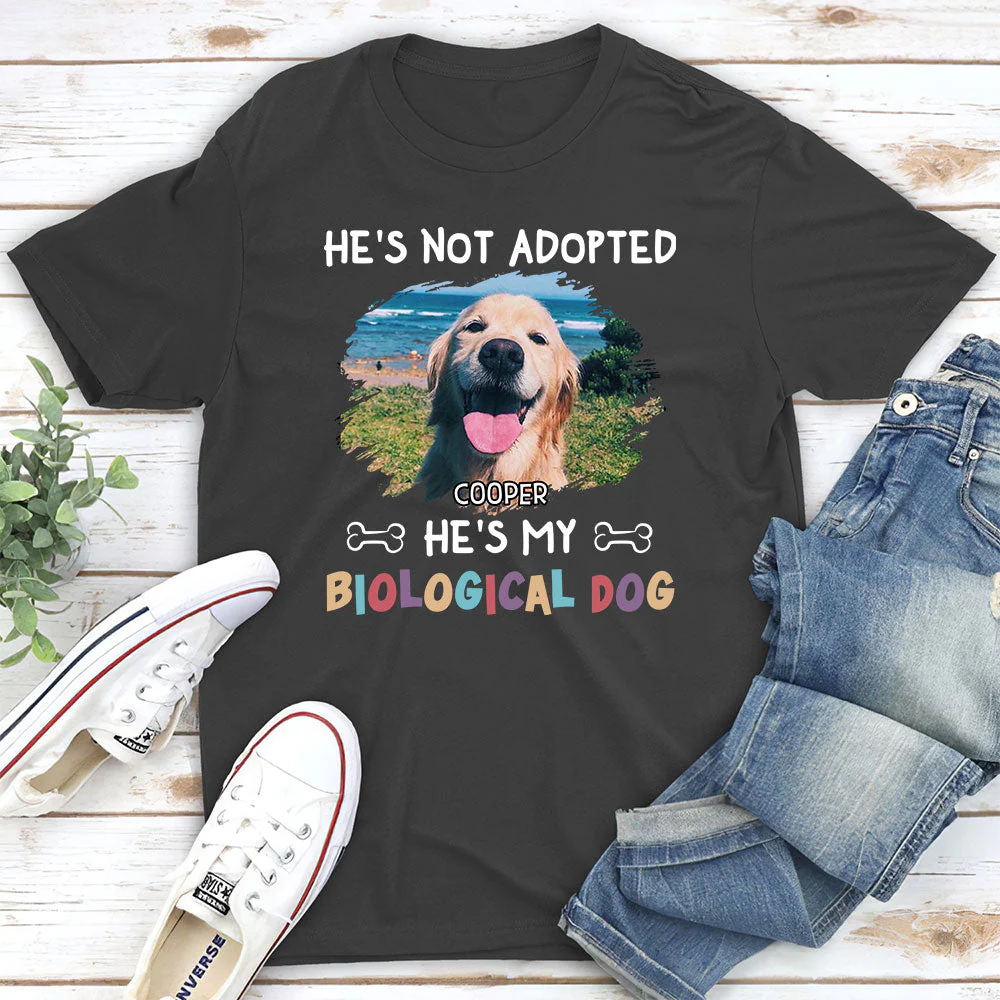 My Biological Dog - Personalized Custom Unisex T-shirt - Image 4