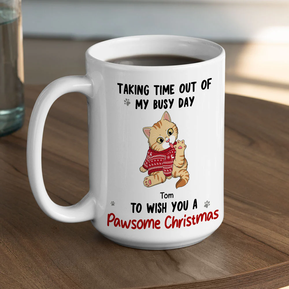 My Busy Day - Personalized Custom Coffee Mug - Image 5