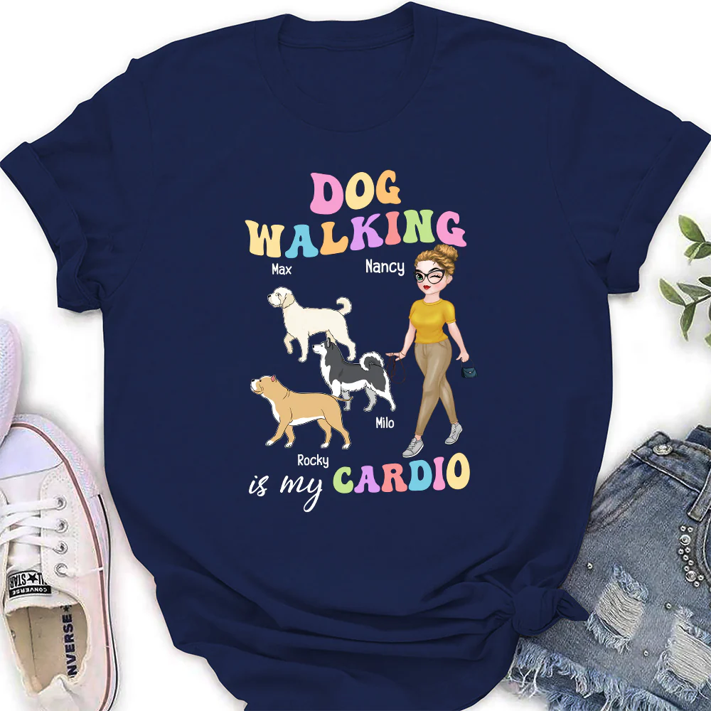 My Cardio - Personalized Custom Women's T-shirt - Image 2