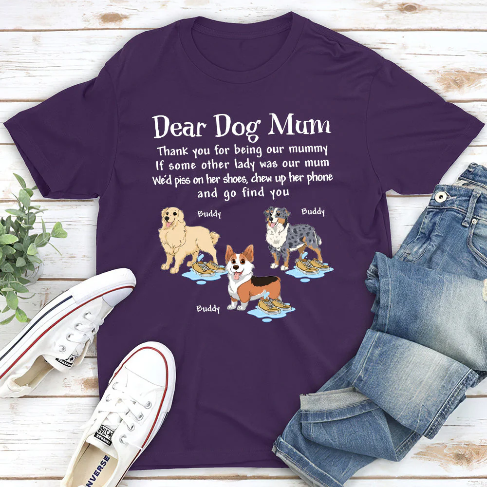 My Dearest Dad - Personalized Custom Premium T-shirt - Image 4