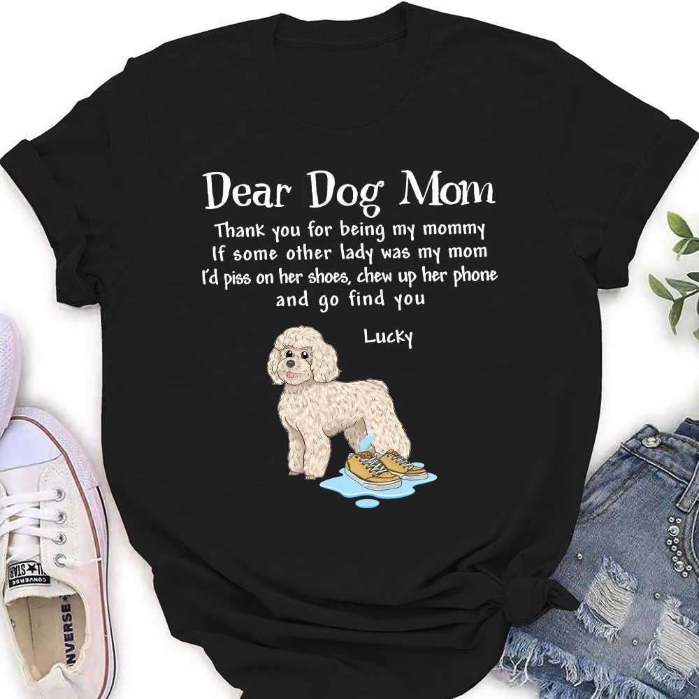 My Dearest Dad - Personalized Custom Women's T-shirt - Image 2