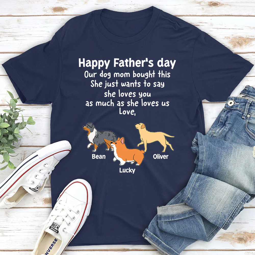 My Dog Mom Bought This - Personalized Custom Unisex T-shirt - Image 5