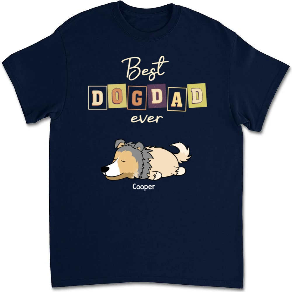 My Dog Mom Dad - Personalized Custom Unisex T-shirt - Image 7