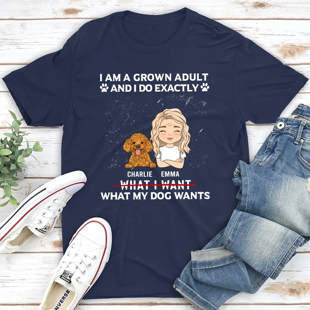 My Dog Wants - Personalized Custom Unisex T-shirt - Image 2
