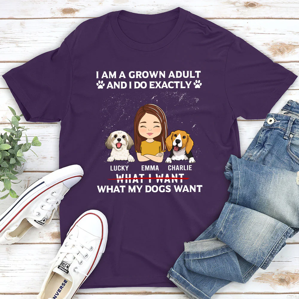 My Dog Wants - Personalized Custom Unisex T-shirt - Image 3