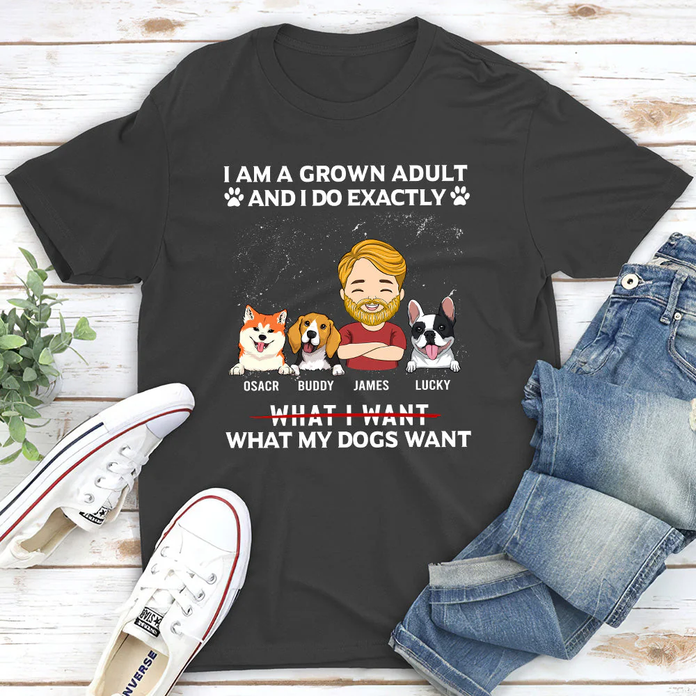 My Dog Wants - Personalized Custom Unisex T-shirt - Image 4